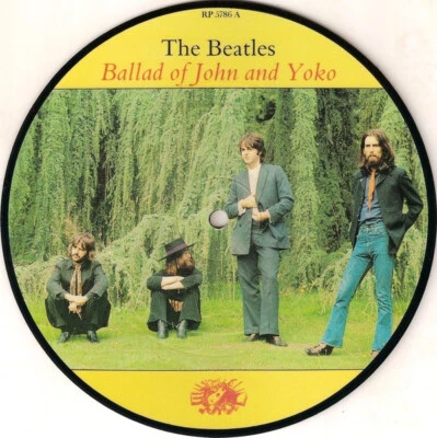 The Beatles Ballad Of John And Y 7" Single Ltd Pic RE Vinyl Schallplatte 74670 - Bild 1 von 4
