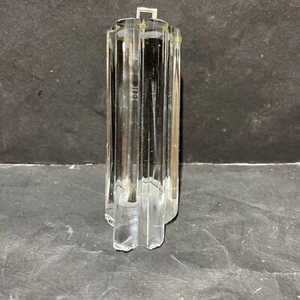VTG 100MM (4”) CRYSTAL TRIEDRI CHANDELIER PRISM CLEAR FINISH WITH SLANTED END - Picture 1 of 12