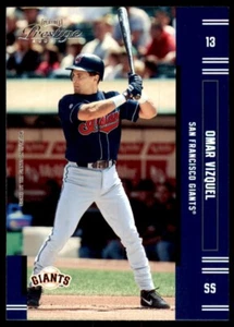 2005 Playoff Prestige Omar Vizquel Baseball Cards #72 - Picture 1 of 2
