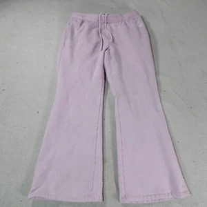 Y2K PINK Sweatpants Womens Large Wide Leg Victorias Secret Casual Pant 30x29 - Picture 1 of 19
