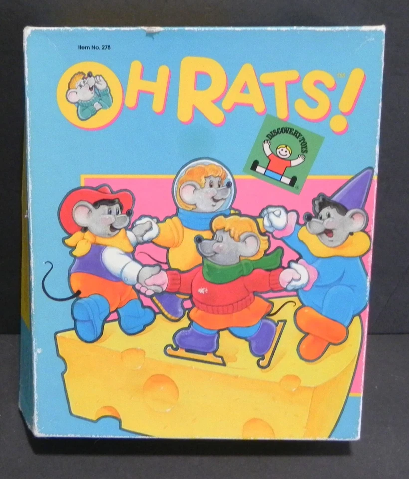 Discovery Toys OH RATS! Game #278 1988 pre-owned complete - Image 1 of 2