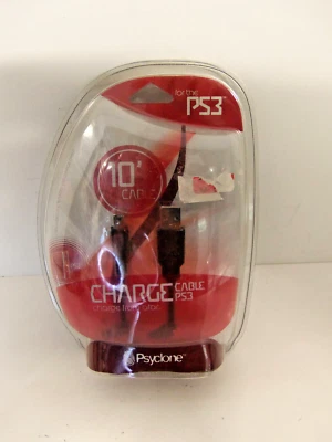 PLAYSTATION 3 PS3 Psyclone Charging & Pairing 10' Control Cable SEALED NEW - Image 1 of 4