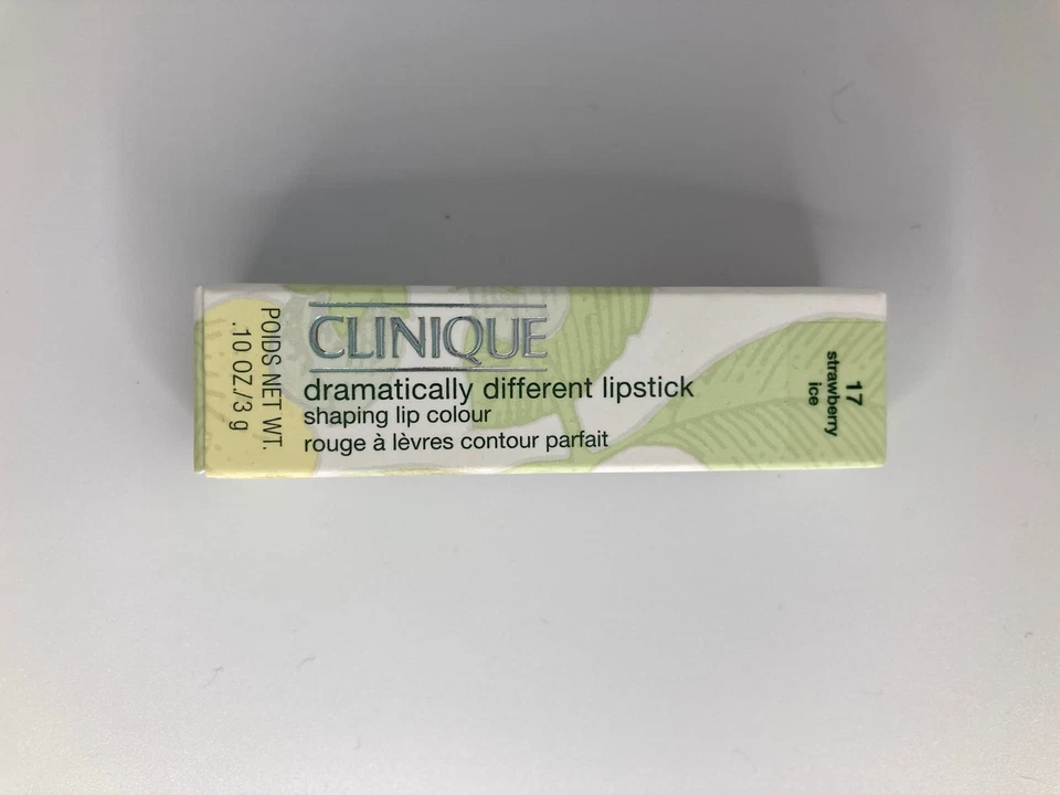 2x Clinique Dramatically Different Shaping Lipstick Strawberry Ice #17