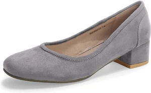 IDIFU Women's RO2 Low Chunky Heel Pumps Closed Square Toe Dress Shoes for Weddin - Picture 1 of 2