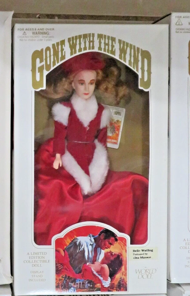 Lo que el viento se llevó 1989 12" retrato Belle Whatling por World Doll LE #71181 Foto 1 de 3
