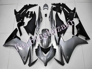 Fit for 2013-2015 CBR500R Gray Black ABS Injection Mold Bodywork Fairing Kit - Picture 1 of 6