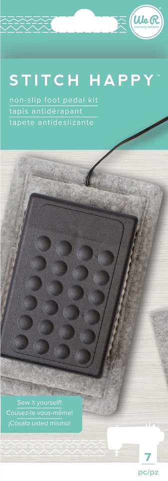 We R Memory Keepers Sewing Machine Stitch Happy Non-Slip Foot Pedal Kit Safety - Image 1 of 4