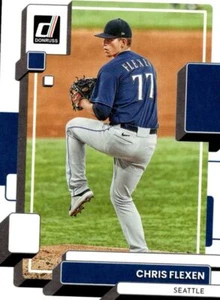 2022 Donruss Holo Blue Chris Flexen Seattle Mariners #176 - Picture 1 of 2
