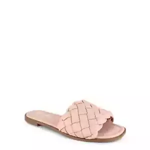 PORTLAND by Portland Boot Company Women's Woven Slide Sandals Nude Pink Size 11M - Picture 1 of 5