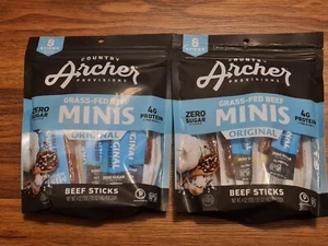 16-Sticks Country Archer Grass Fed Beef Sticks Minis 09/08/2025 - Picture 1 of 3