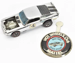 Hot Wheels Redline Green Mustang Boss Hoss 1969 HONG KONG - Picture 1 of 6
