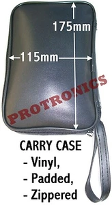 CASE POUCH, SOFT, VINYL, PADDED - Carry Multimeter Phone Speaker Battery Camera - Picture 1 of 1
