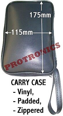 CASE POUCH, SOFT, VINYL, PADDED - Carry Multimeter Phone Speaker Battery Camera • 3.35£