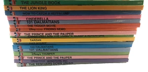 Lot of 17 DISNEY WONDERFUL WORLD OF READING BOOKS VINTAGE 90s HARDBACK-EX - Bild 1 von 13