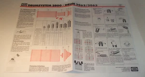 Jobo Drumsystem 2800 - 3062/3063  Instructions Folded Brochure - Picture 1 of 6