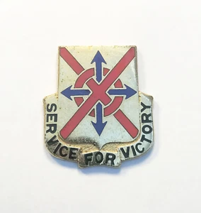 De colección Ejército de los Estados Unidos 31º Batallón de Apoyo Unidad Cresta Militar V-21 Pin Insignia DUI - Imagen 1 de 3