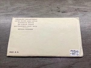 1965 SMS (Special Mint Set) 5 Coins Set UNOPENED-w/40% Silver Kennedy-040925-80 - Picture 1 of 6