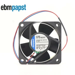Ebmpapst 612NHR DC Axial Fan 12V 2W 166mA 60*60*25MM 43m3/h Cooling Fan 2pin - Afbeelding 1 van 3