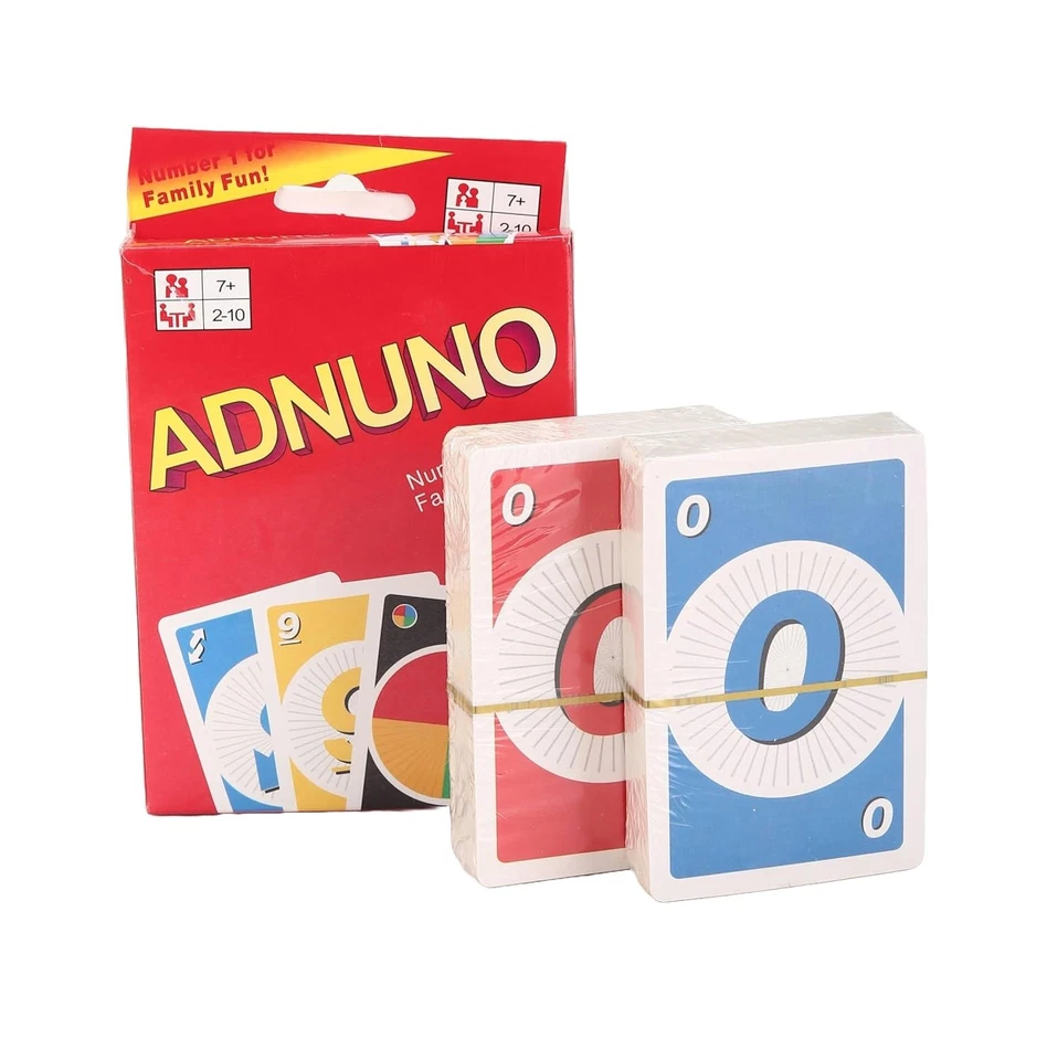ADNUNO Playing Card Game for 4-7 Yrs and Above for Adult, Set of 112 Cards - Image 1 of 4