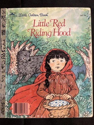 Vintage A Little Golden Book Little Red Riding Hood 307-59 1985 #3925 - Image 1 of 4