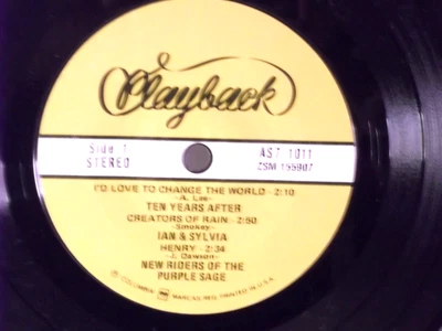 Ten Years After,Bill Evans+4,Col."Playback"US,7" EP 45,Rock/Jazz,6 songs, Mint - Image 1 of 2