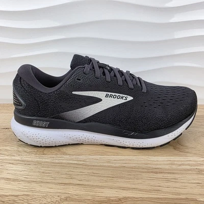 Brooks Ghost 16 Sneakers Womens Size 9.5 Wide Black Gray Running Shoes - Image 1 of 4