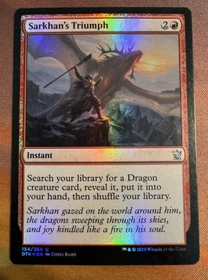 Sarkhan's Triumph - Foil - MTG - 154/264 - Image 1 of 2