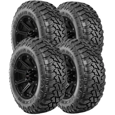 (QTY 4) LT305/55R20 Nexen Roadian MTX 125/122Q LRF Black Wall Tires — 第 1/4 张图片