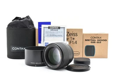 【 TOP MINT BOX 】 CONTAX Carl Zeiss N Planar 85mm f/1.4 T* AF Lens N1 NX  JAPAN - Image 1 of 4