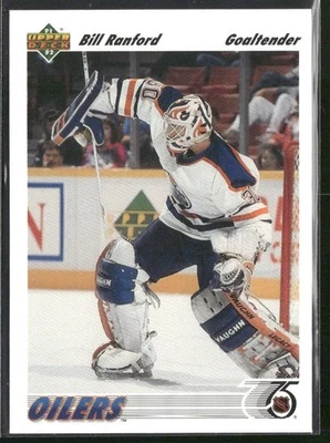 1991-92 Upper Deck Bill Ranford #117 Edmonton Oilers - Image 1 of 2