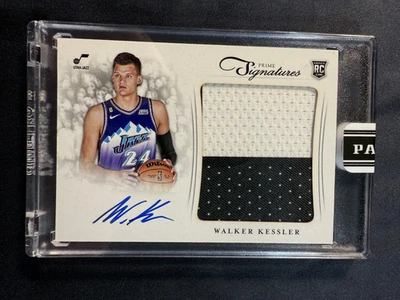 2022 Panini Instant Prime Signatures (on-card) Walker Kessler RC #8/10 Utah Jazz - Image 1 of 2