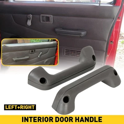 2x ARMREST DOOR HANDLE PULL GREY for Nissan Hardbody D21 Frontier 1987-96 Pickup - Imagem 1 de 4