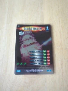 Doctor who Battles in Time Invader - GLASS DALEK 604 - Rare Card - Picture 1 of 2