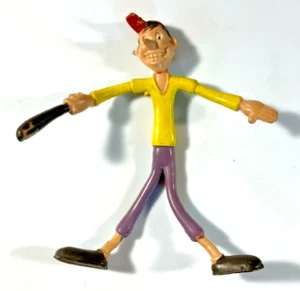Brabo Imperial Bendy Toy Baseball Player Vintage biegbar 70er Classic Toy selten - Bild 1 von 6