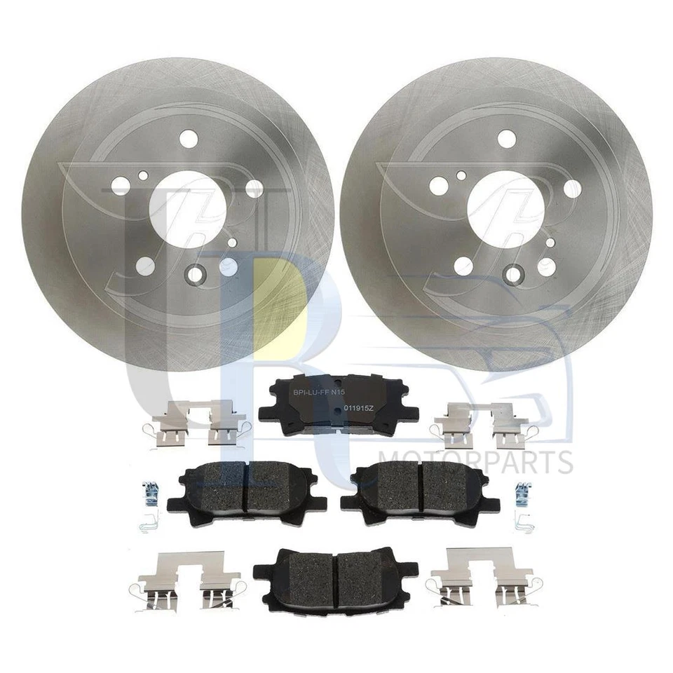 Kit de herrajes de pastillas de freno de cerámica para Lexus RX400h 2006 2007 2008 Foto 1 de 4