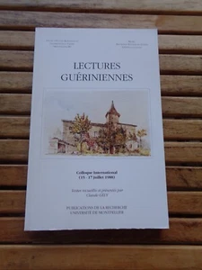 Lectures guériniennes / colloque sur Maurice et Eugénie de Guérin - 1988 - Bild 1 von 4