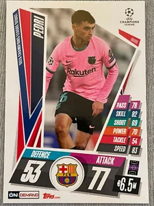 Topps Match Attax On Demand 2020-21 - UCL Champions League 05 Pedri RC Rookie - Picture 1 of 1
