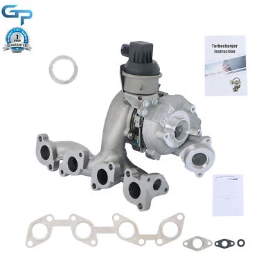 Turbocompresor para Volkswagen Beetle Golf Jetta 2010-2014 2,0 L diésel BV43 Foto 1 de 4