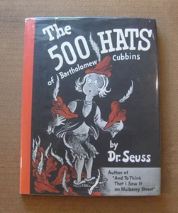 500 HATS OF BARTHOLOMEW CUBBINS - Dr. Seuss - 1st/early  HCDJ 1965 - Picture 1 of 5