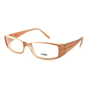 Fendi Womens Eyeglasses FF817 832 Nude 51 16 135 Frames Rectangle - Picture 1 of 4