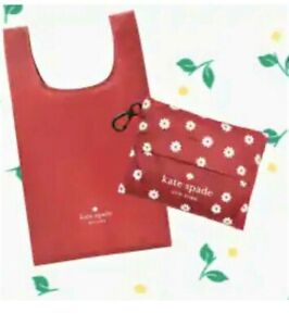 Kate Spade New York Nylon Packable Logo Tote Red Watermelon