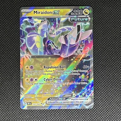 Miraidon ex 122/162 Pokemon Sv05: Temporal Forces Holo - Image 1 of 2