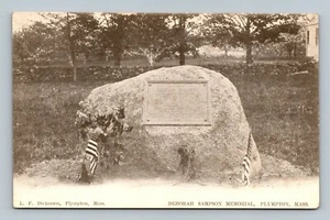 Deborah Sampson memorial Plympton Massachusetts  postcard UNPOSTED - Picture 1 of 2