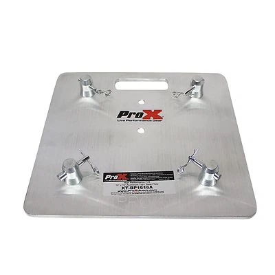 ProX XT-BP1616A 16"X16" Aluminum Base Plate w/ Connectors Standard Sized Truss - Image 1 of 4