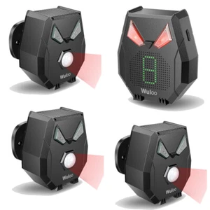 Wuloo Solar Driveway Alarms Wireless Outside 1800ft Range Outdoor Motion Sensors - Bild 1 von 11