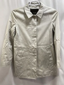 COACH Women’s Size M Cream Button Trench Coat Jacket - Picture 1 of 19