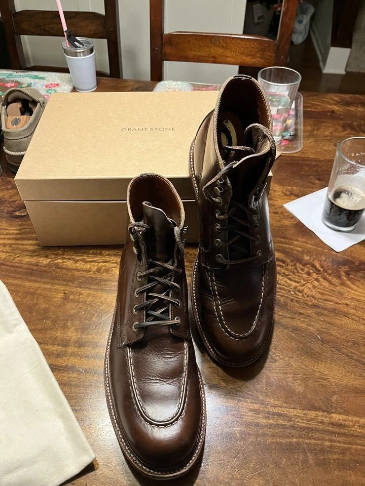 Botas de latón Grant Stone Chromexcel -11E ¡EXCELENTE! Foto 1 de 4