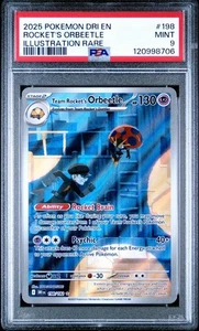 PSA 9 Team Rocket's Orbeetle 198/182 Sv10: Destined Rivals Holo - Picture 1 of 3