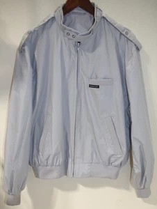 X6 Members Only Gray Full Zip Windbreaker Jacket Men's 44 Korea Vintage - Picture 1 of 4