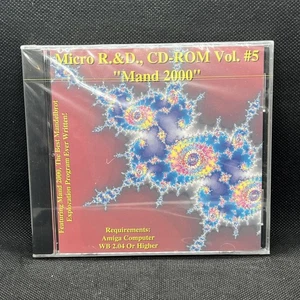 Micro R&D CD-ROM Vol. 5 Mand 2000 Amiga WB 2.04+ programme fractal Mandelbrot rare - Photo 1/3